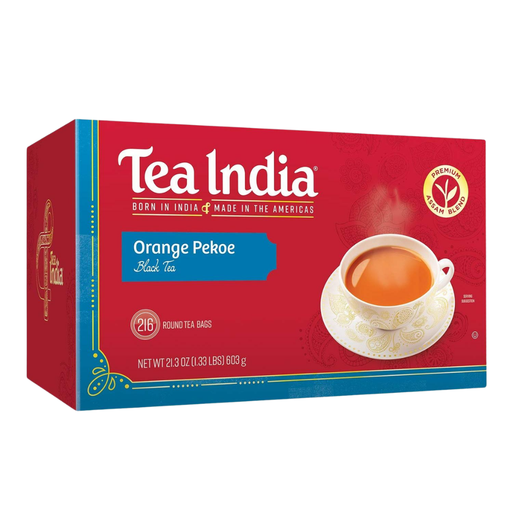 Tea India Orange Pekoe 216 round bags buy online USA - 1